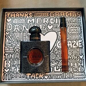 YSL Black Opium Eau De Parfum Gift Set. NIB